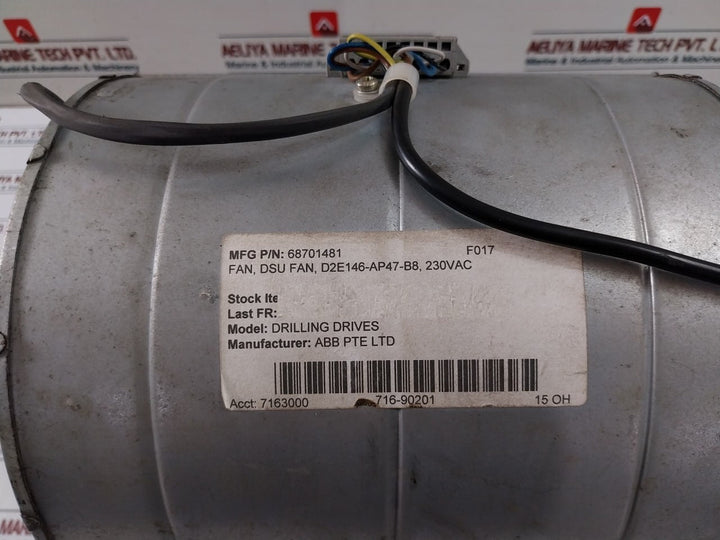Ebmpapst D2e146-ap47-b8 Centrifugal Fan 230v~ 50/60hz