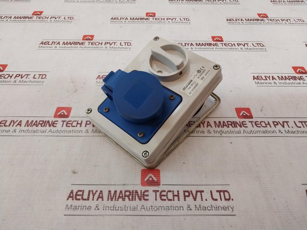 Ec Elettrocanali Ec692901 Angled Flush-mounted Socket Iec309 200/250V 50-60Hz