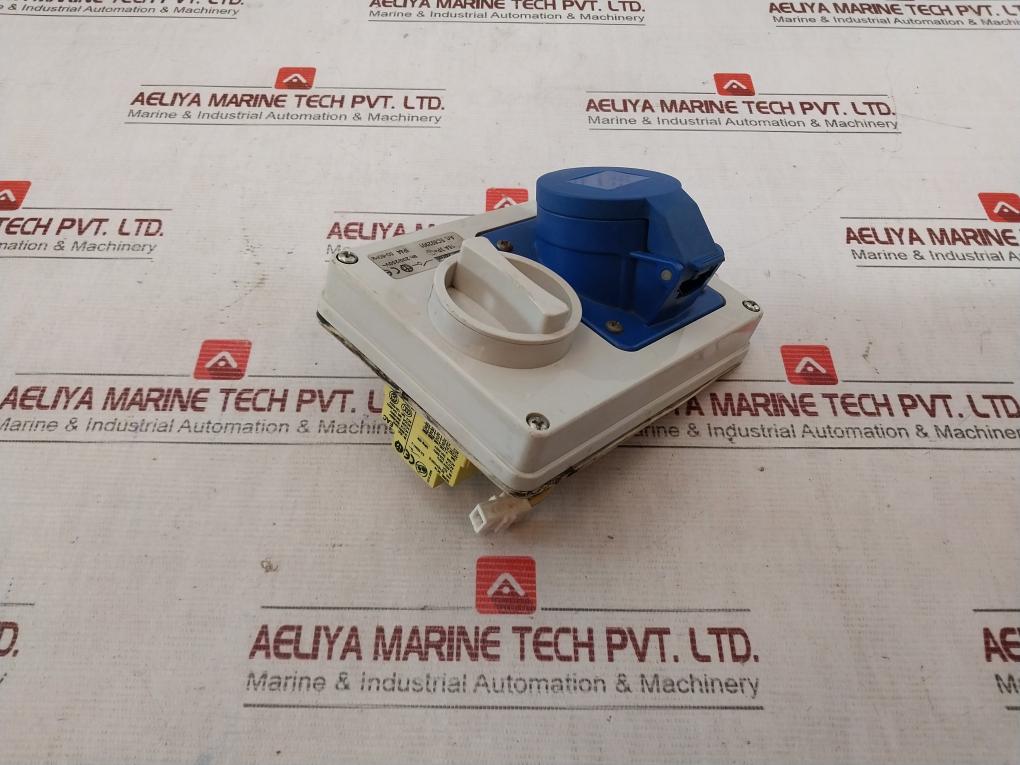 Ec Elettrocanali Ec692901 Angled Flush-mounted Socket Iec309 200/250V 50-60Hz