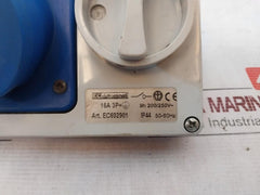 Ec Elettrocanali Ec692901 Angled Flush-mounted Socket Iec309 200/250V 50-60Hz