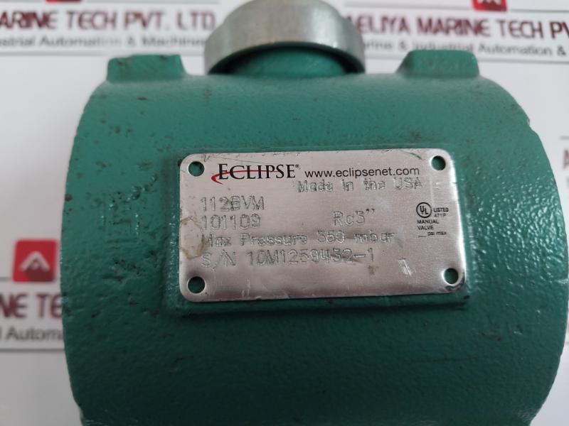 Eclipse 112Bvm Manual Butterfly Valve 350 Mbar