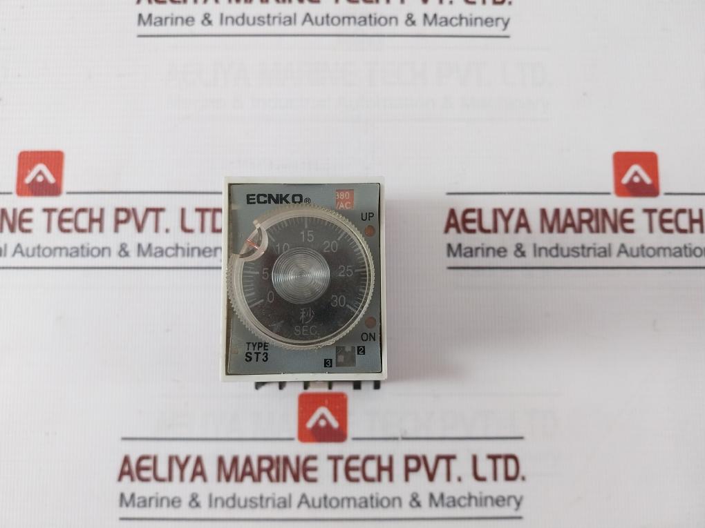 Ecnko Jsz3 A-a (St3P A-a) St3 Series Power-on Delay Timer With Base 380Vac