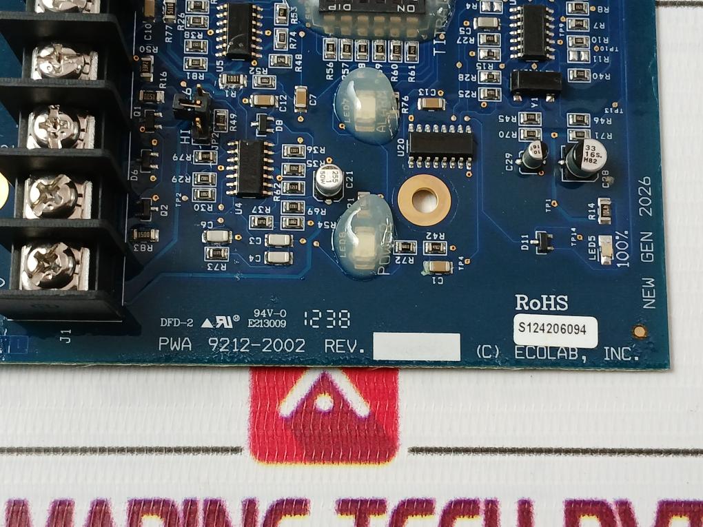 Ecolab Pwa 9212-2002 Printed Circuit Board