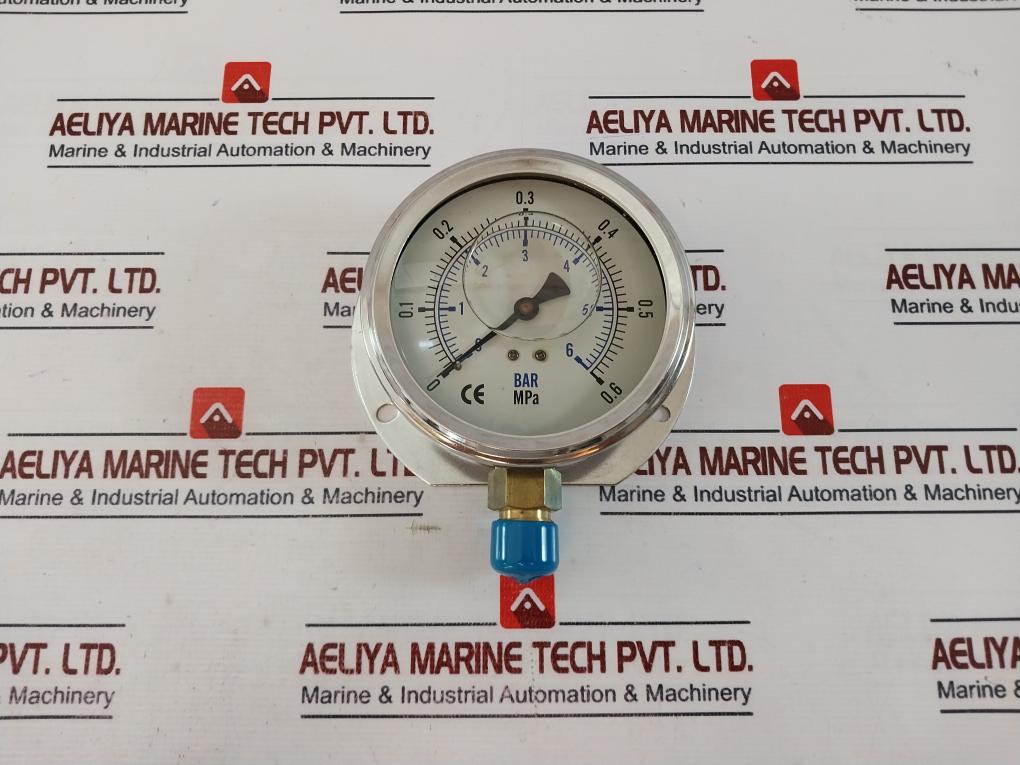 Econosto 0-6 Bar Pressure Gauge 100 M/m