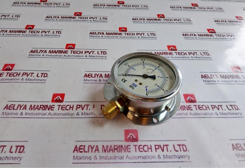 Econosto 0-6 Bar Pressure Gauges, 100Mm 762.11.01.162, 1/2” Pf