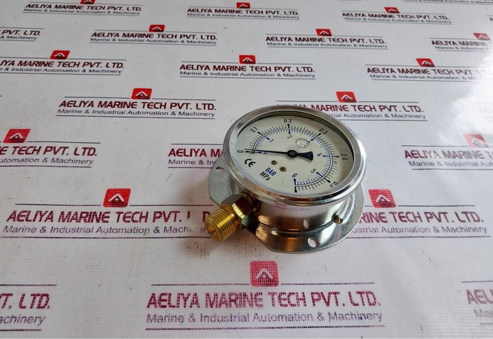 Econosto 0-6 Bar Pressure Gauges, 100Mm 762.11.01.162, 1/2” Pf