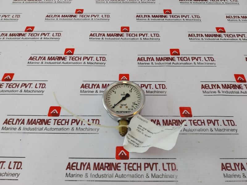 Econosto 4130990/08 Pressure Gauge 0-16 Kg/Cm2 Cl 1.6 625167 13-401442