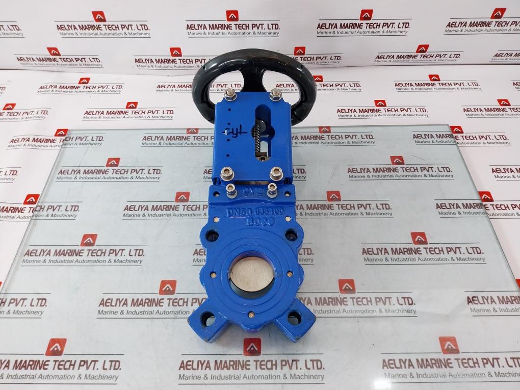 Econosto Dn50 Knife Gate Valve Handwheel Operated Gjs400