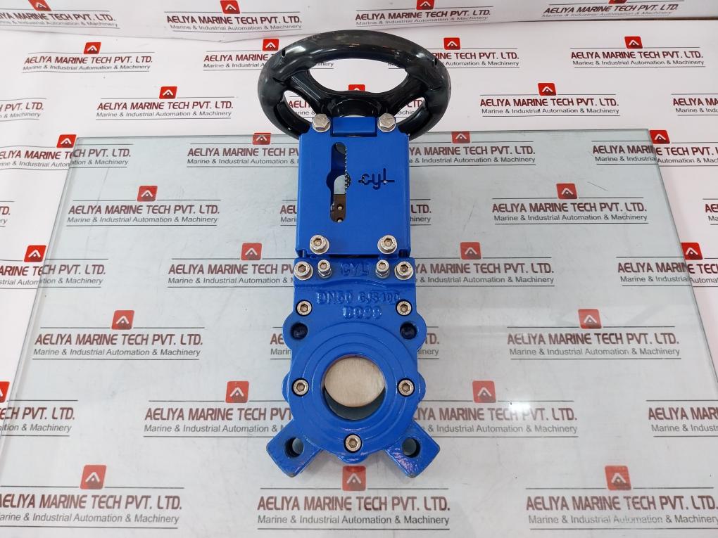 Econosto Dn50 Knife Gate Valve Handwheel Operated Gjs400