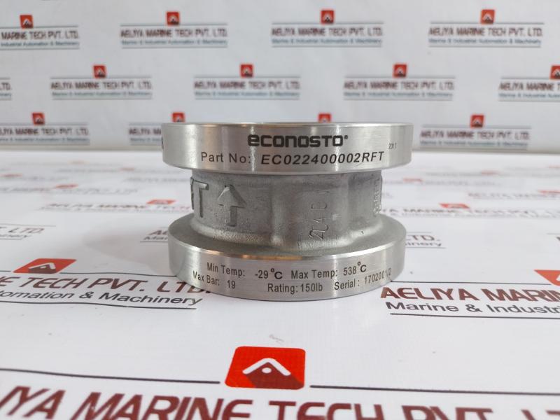 Econosto Ec022400002Rft Cast Steel Dual Door Wafer Check Valve Class 150