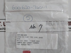 Lot of 3X ECONOSTO FIBRE PT30 Damper Unit Gasket 0CR-000-020 3304 600630-7401-1
