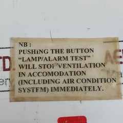 Ed Ed816 Fire Detector Panel W/ Camlock Cabinet+Key Control Switch Led Indicator
