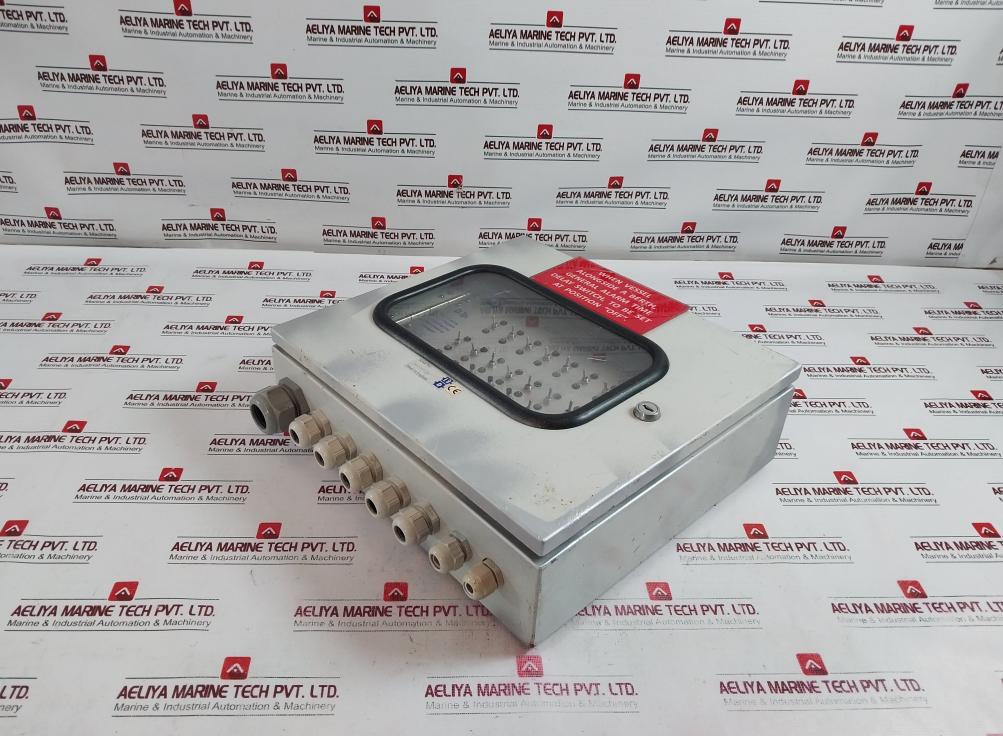 Ed Ed816 Fire Detector Panel W/ Camlock Cabinet+Key Control Switch Led Indicator