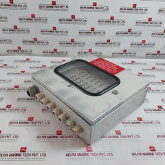 Ed Ed816 Fire Detector Panel W/ Camlock Cabinet+Key Control Switch Led Indicator