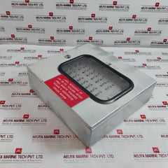 Ed Ed816 Fire Detector Panel W/ Camlock Cabinet+Key Control Switch Led Indicator