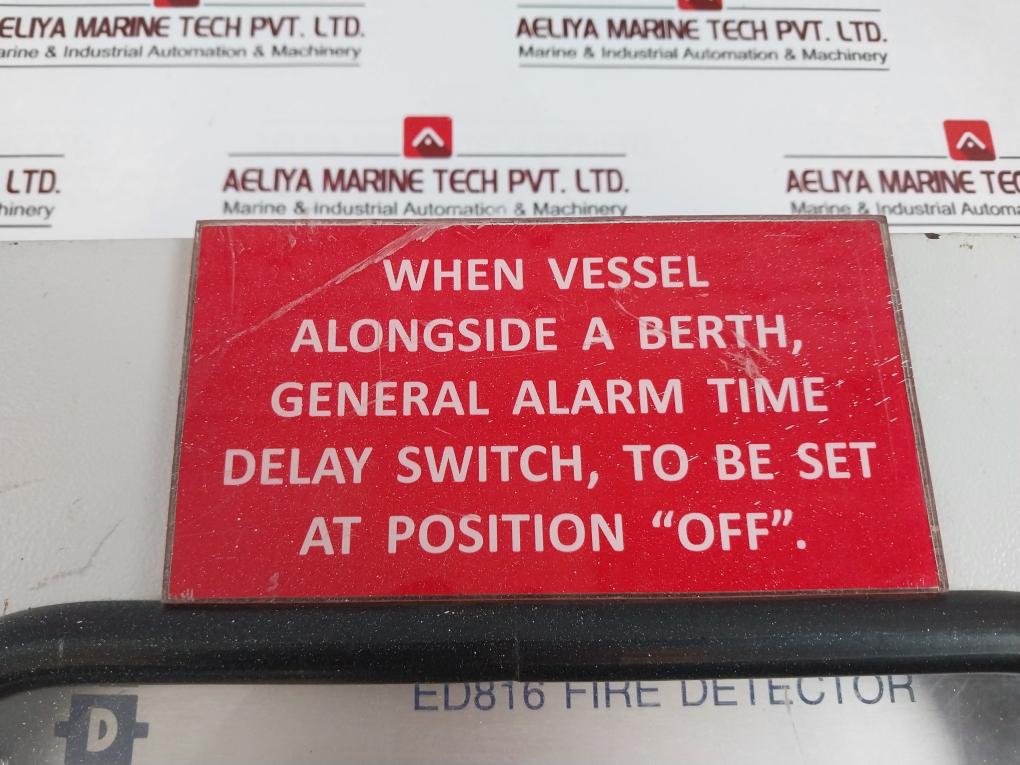 Ed Ed816 Fire Detector Panel W/ Camlock Cabinet+Key Control Switch Led Indicator