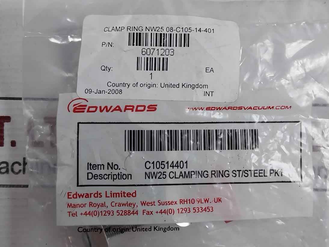 Edwards C10514401 Clamping Ring