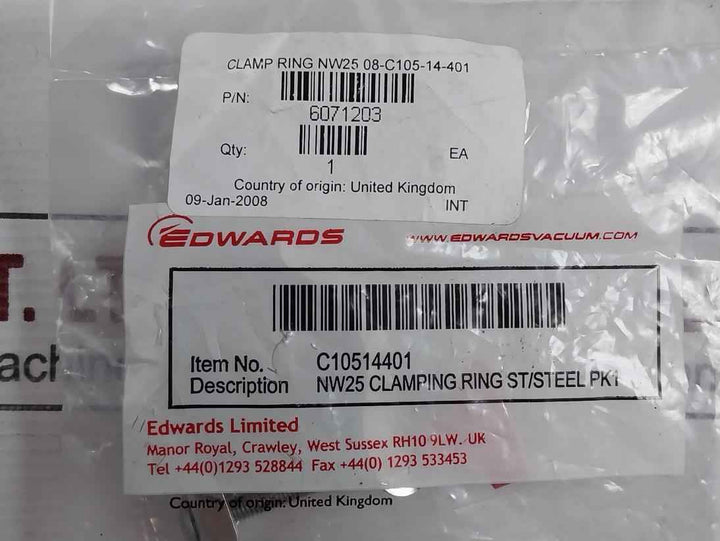 Edwards C10514401 Clamping Ring