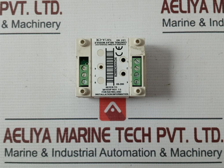 Edwards Siga-cr Control Relay Module 260187P 387023P Rev. 7.0
