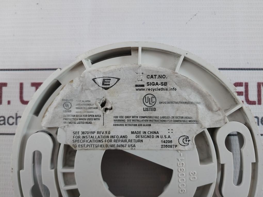 Edwards Siga-sb Detector Base-standard 235087P