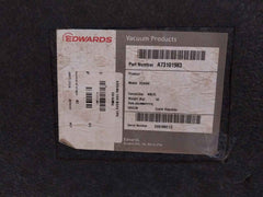 Edwards Xds46I 1-ph Dry Scroll Pump A73101983 100/130V 50/60Hz