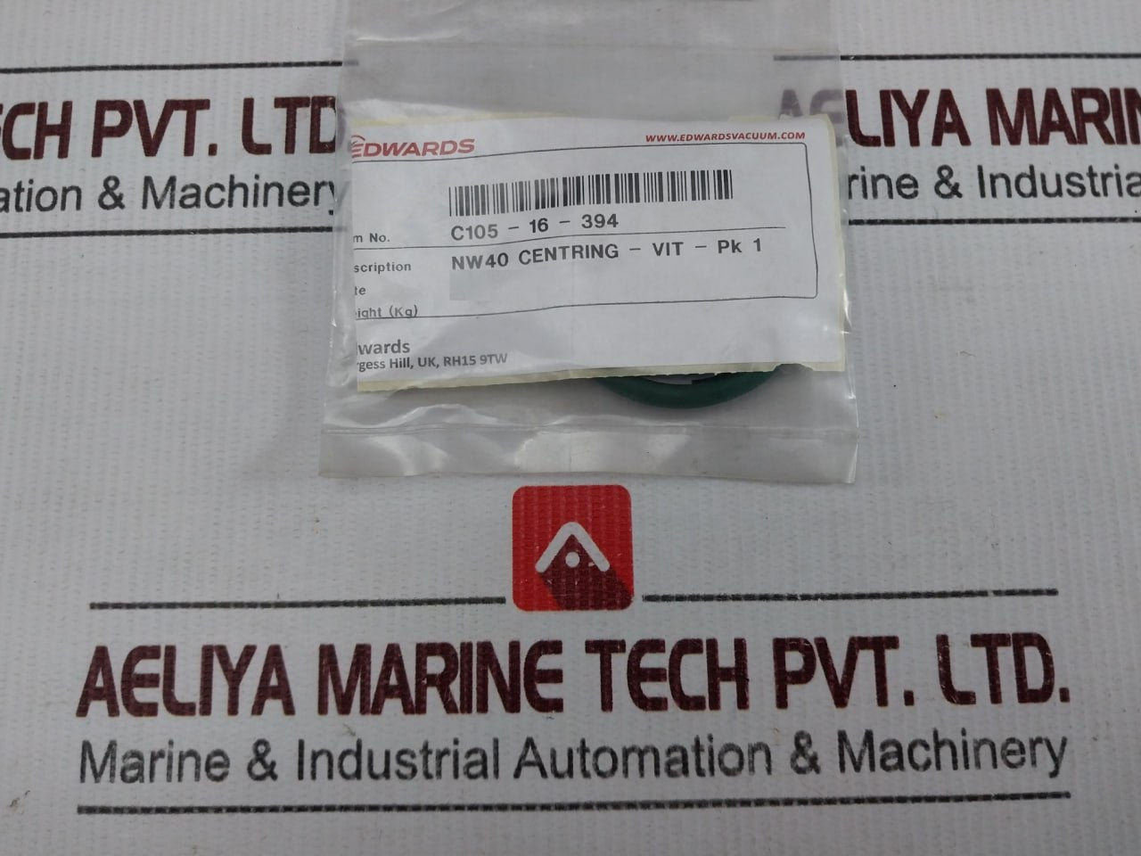 Edwards C105-16-394 Centring Ring Seal