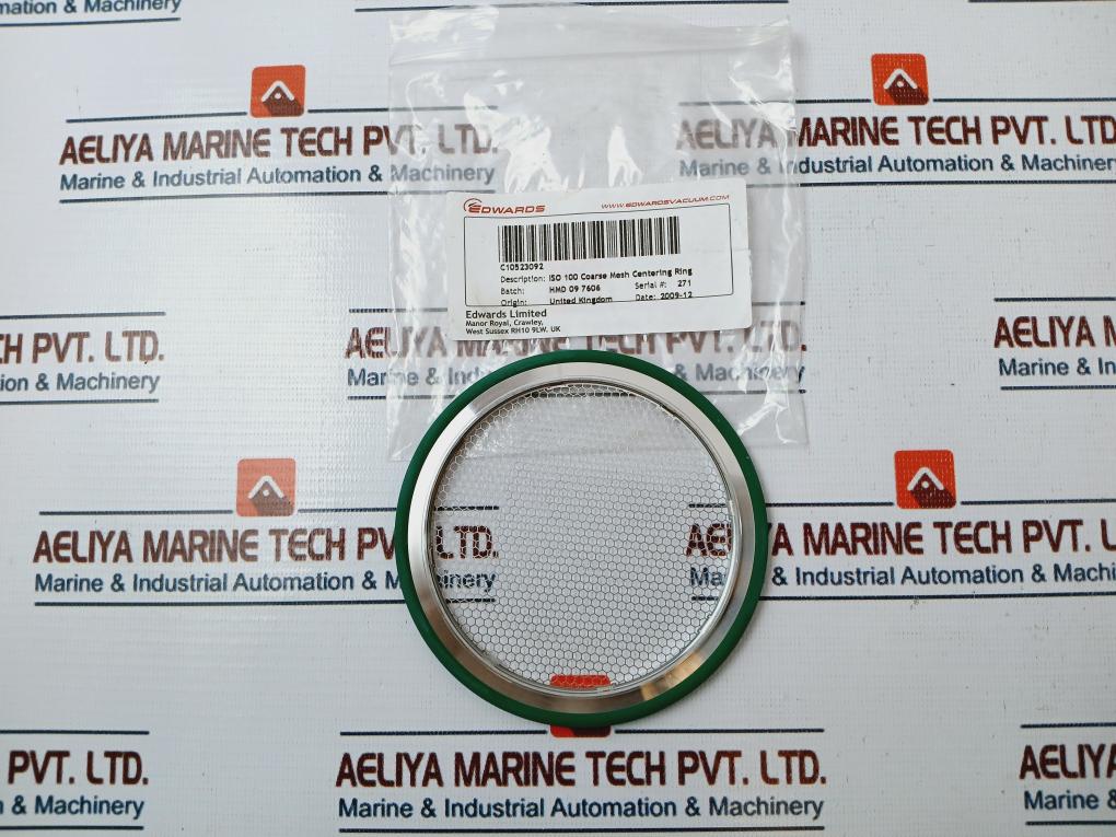 Edwars C10523092 Iso 100 Coarse Mesh Centering Ring