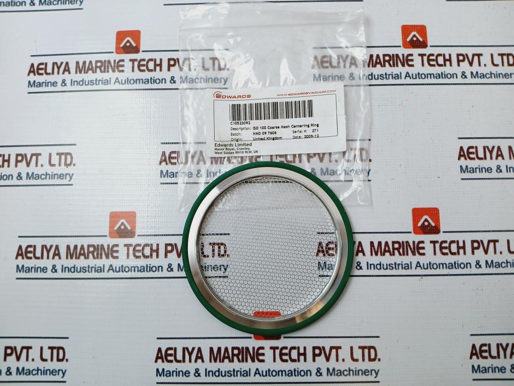 Edwars C10523092 ISO 100 Coarse Mesh Centering Ring