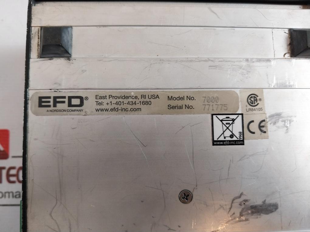 Efd Nordson 7000 Dispense Valve Controller 0.5 Ms 100/120/220vac 50/60hz 6/5va