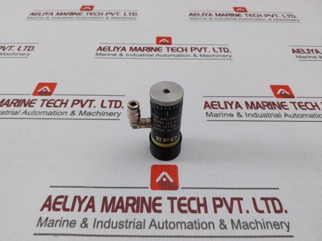 Efd 70 Psi (4.8 Bar) Valve Air Pressure.