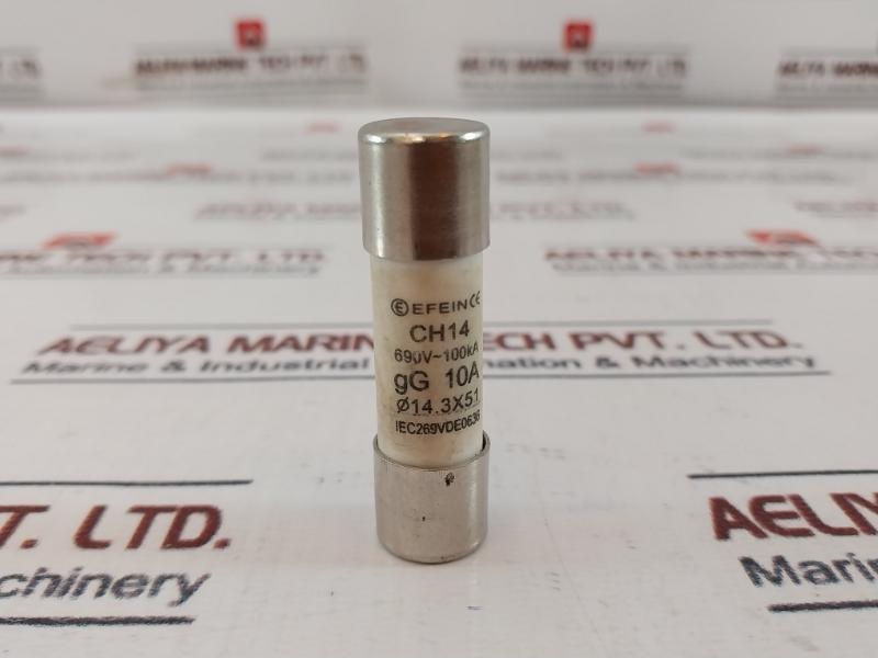 Efein Ch14 Ac 690V 100Ka Ceramic Tube Fuse Link Gg 10A