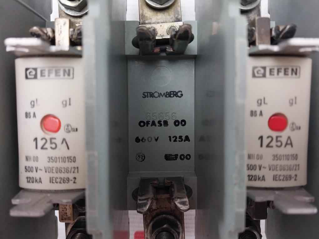 Efen Nh00 Fuse Holder With Fuses 500V~ Vde 0636/21 35110150