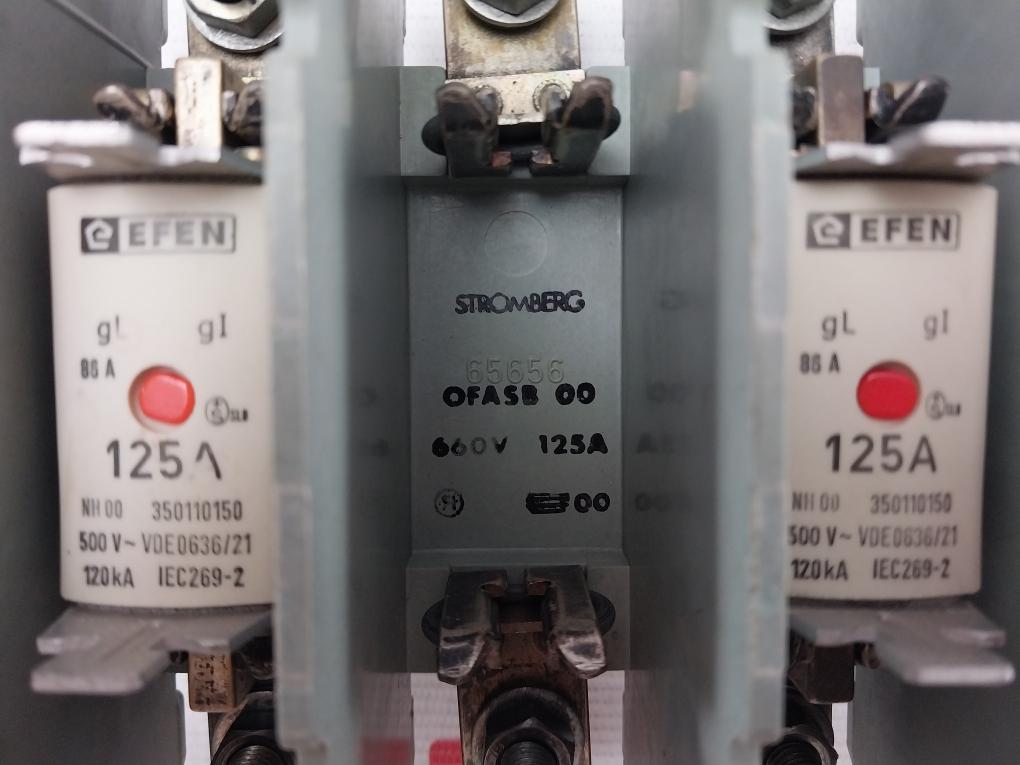 Efen Nh00 Fuse Holder With Fuses 500V~ Vde 0636/21 35110150