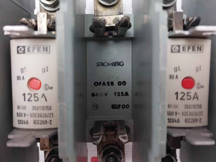 Efen Nh00 Fuse Holder With Fuses 500V~ Vde 0636/21 35110150