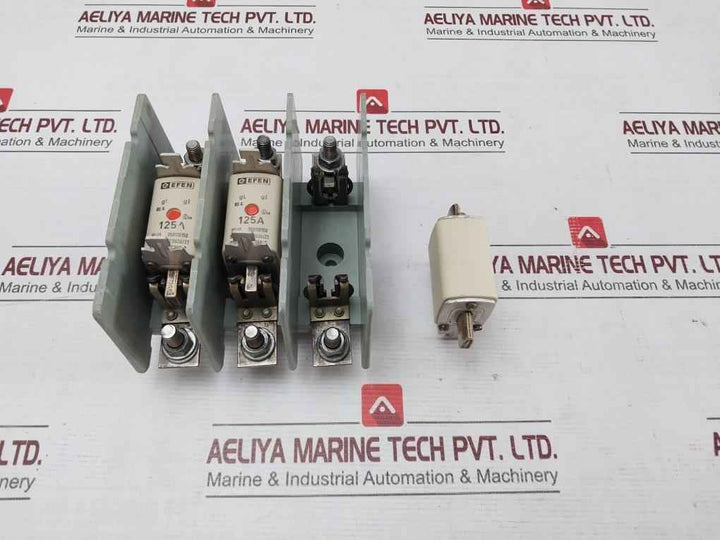 Efen Nh00 Fuse Holder With Fuses 500V~ Vde 0636/21 35110150