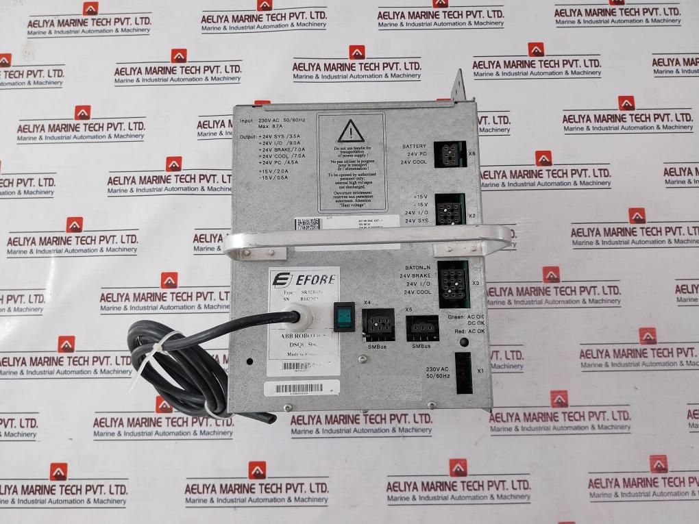 Efore SR 92B130 Power Supply 3HAC 4297-1 230Vac 50/60Hz