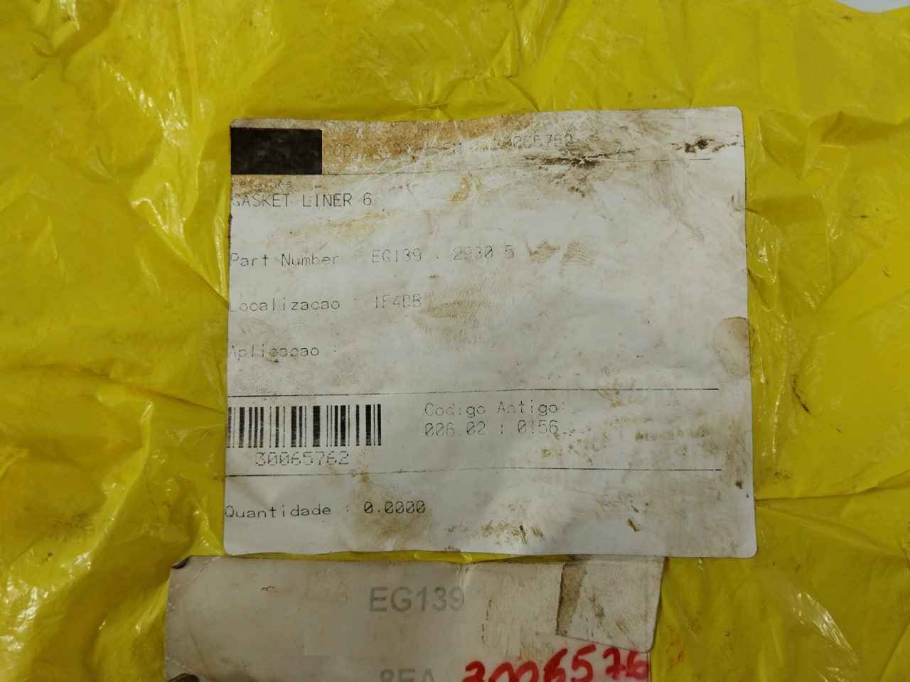 Eg139 Gasket Liner 6 2930-5