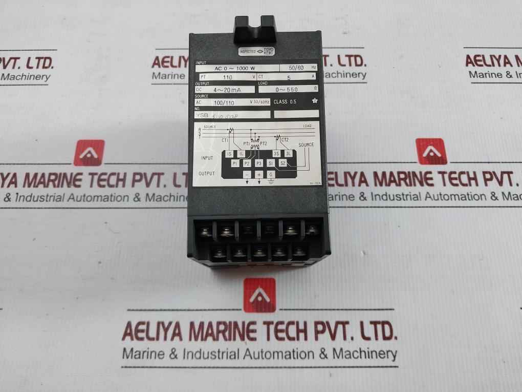 Egm-23 3-phase Watt Transducer 110V Ac 50/60 Hz Toyo Keiki