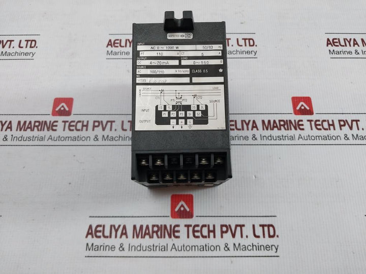 Egm-23 3-phase Watt Transducer 110V Ac 50/60 Hz Toyo Keiki