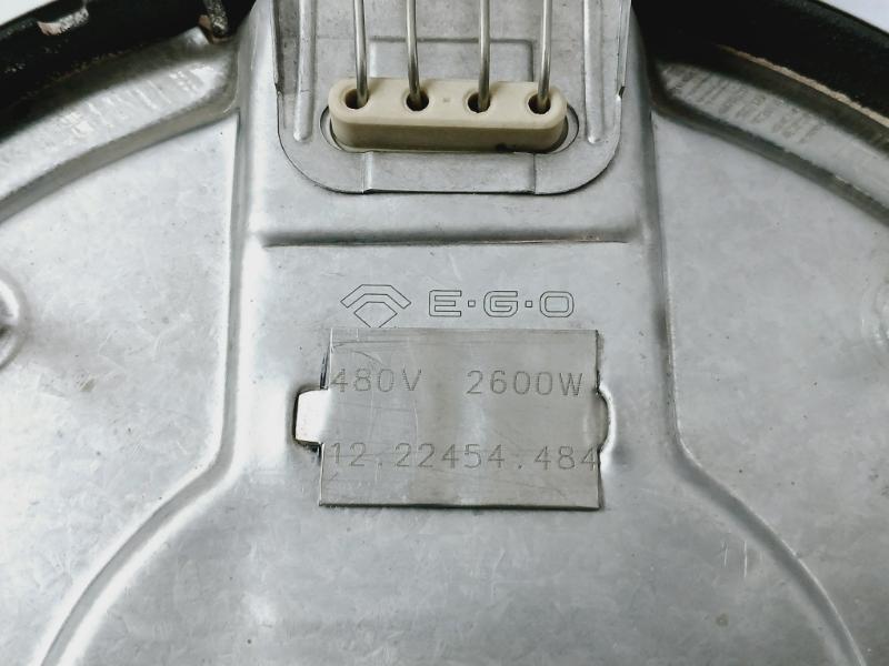 Ego 12.22454.484 Heating Element French Plate 2600W 480V~ , 480V 2600W