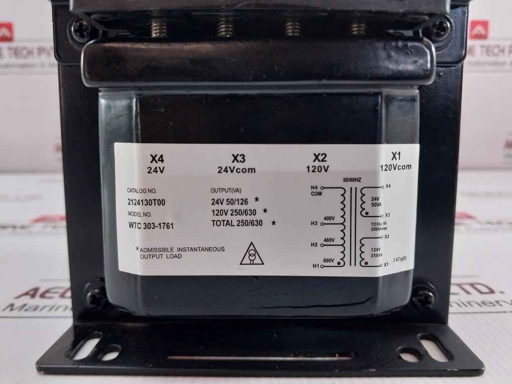 Egs 2124130T00 Sola Hevy-duty Industrial Control Transformer Class 105 50/60Hz