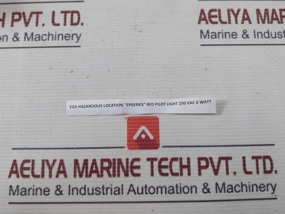 Egs Hazardous Location â€œEp Seriesâ€ Red Point Light 250 Vac 6 Watt