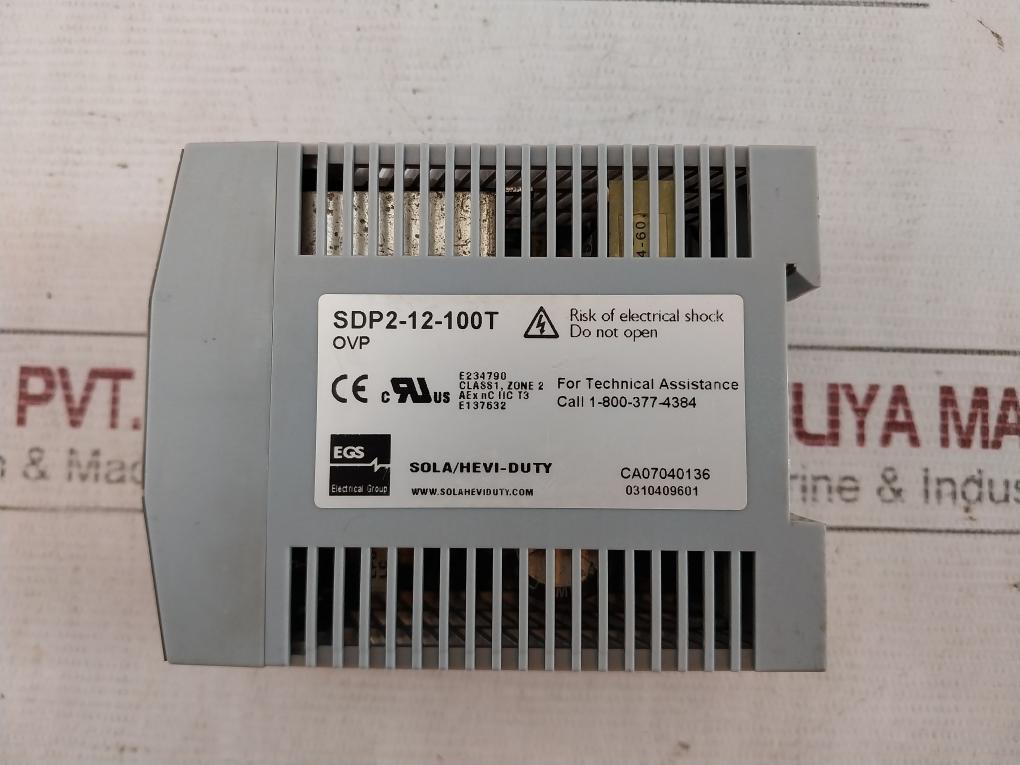 Egs Sdp2-12-100T Power Supply 12Vdc 2.5A 115/230Vac 50/60Hz