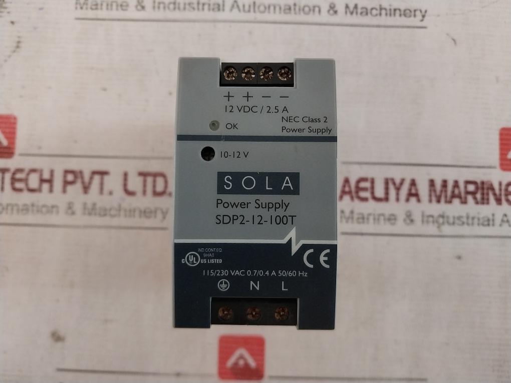 Egs Sdp2-12-100T Power Supply 12Vdc 2.5A 115/230Vac 50/60Hz