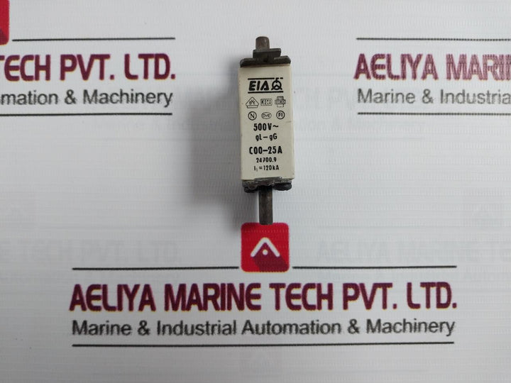 Eia C00-25A Vinsert Fuse Gl-gg 500V