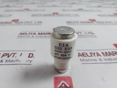 Eia Diii E33 Bottle Fuse E33 Thread Size 500vAc