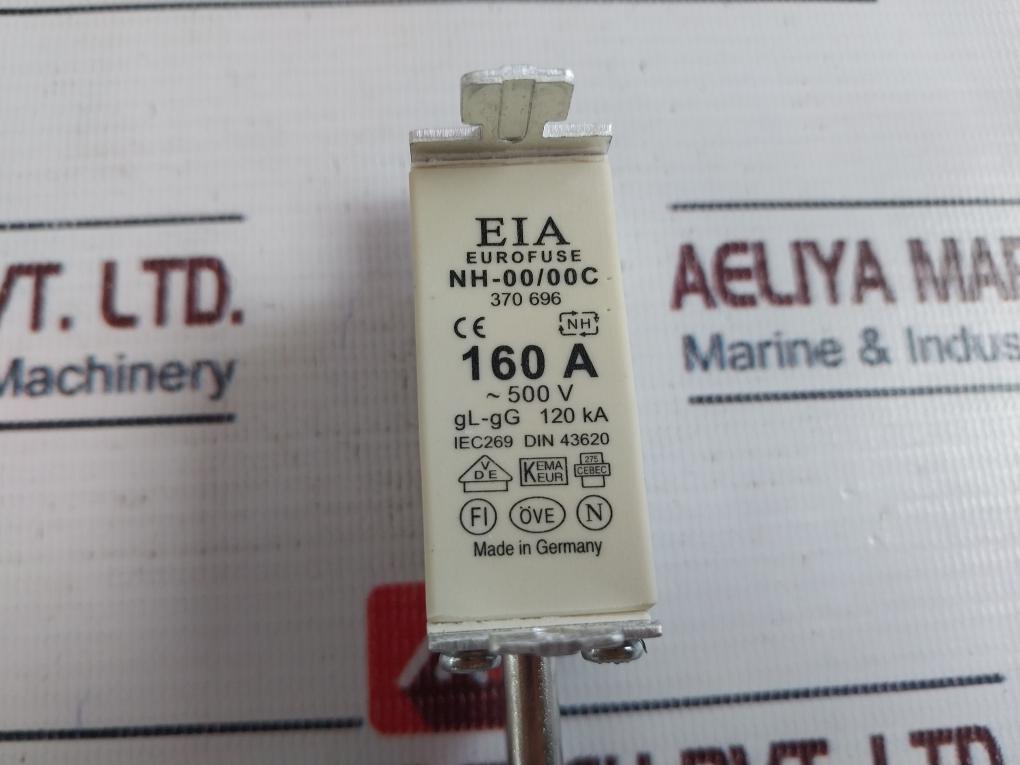 Eia Nh-00/00C Eurofuse Gl-gg 120 Ka 160A 500V