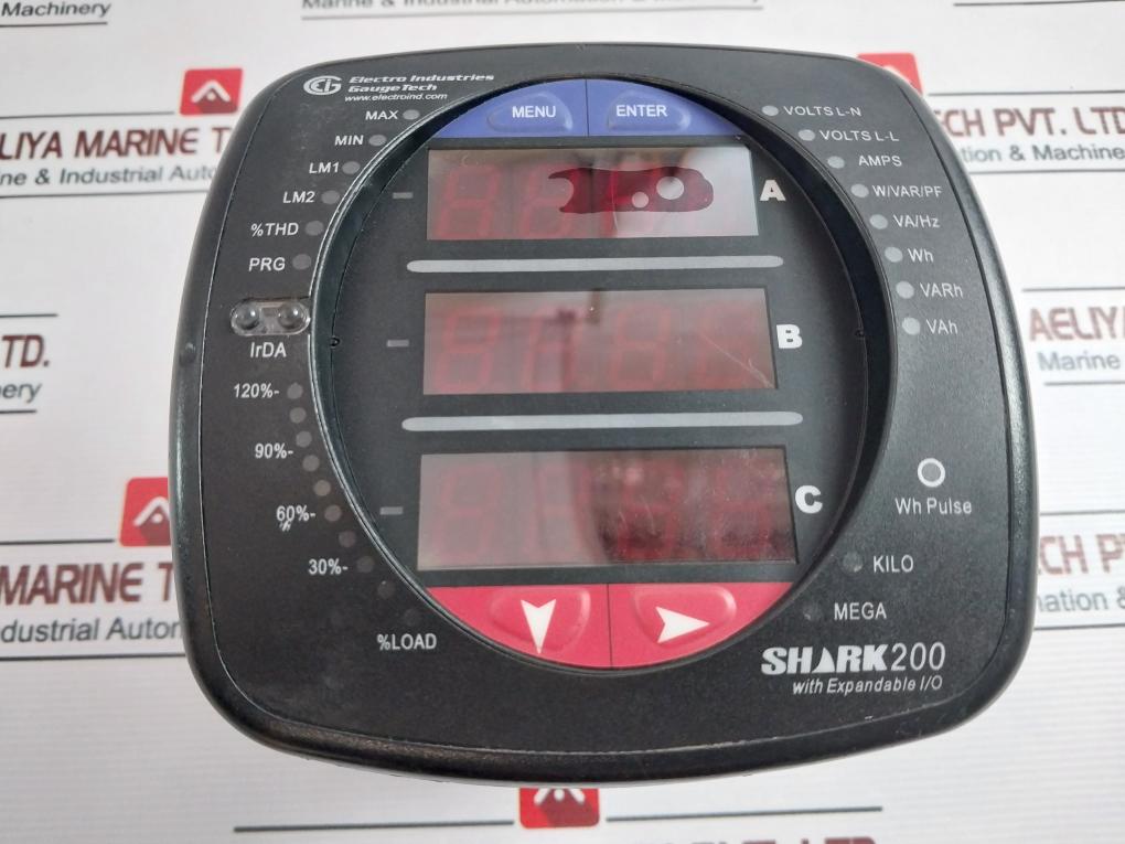 Eig Shark 200-50-2-v2-d2-inp100S-x Multifunction Power & Energy Meter