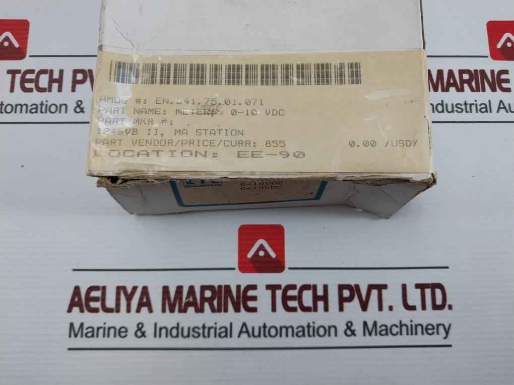 Eil Instruments 1246-vb Vertical Panel Meter 0-10Vdc