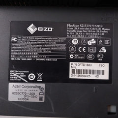 Eizo S2133 Ips Lcd Monitor Flexscan 54Cm 0Ftd1883 7Sq Sp0-0340